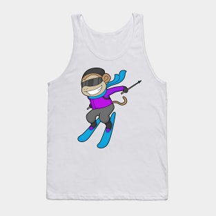 Monkey Skier Ski Tank Top